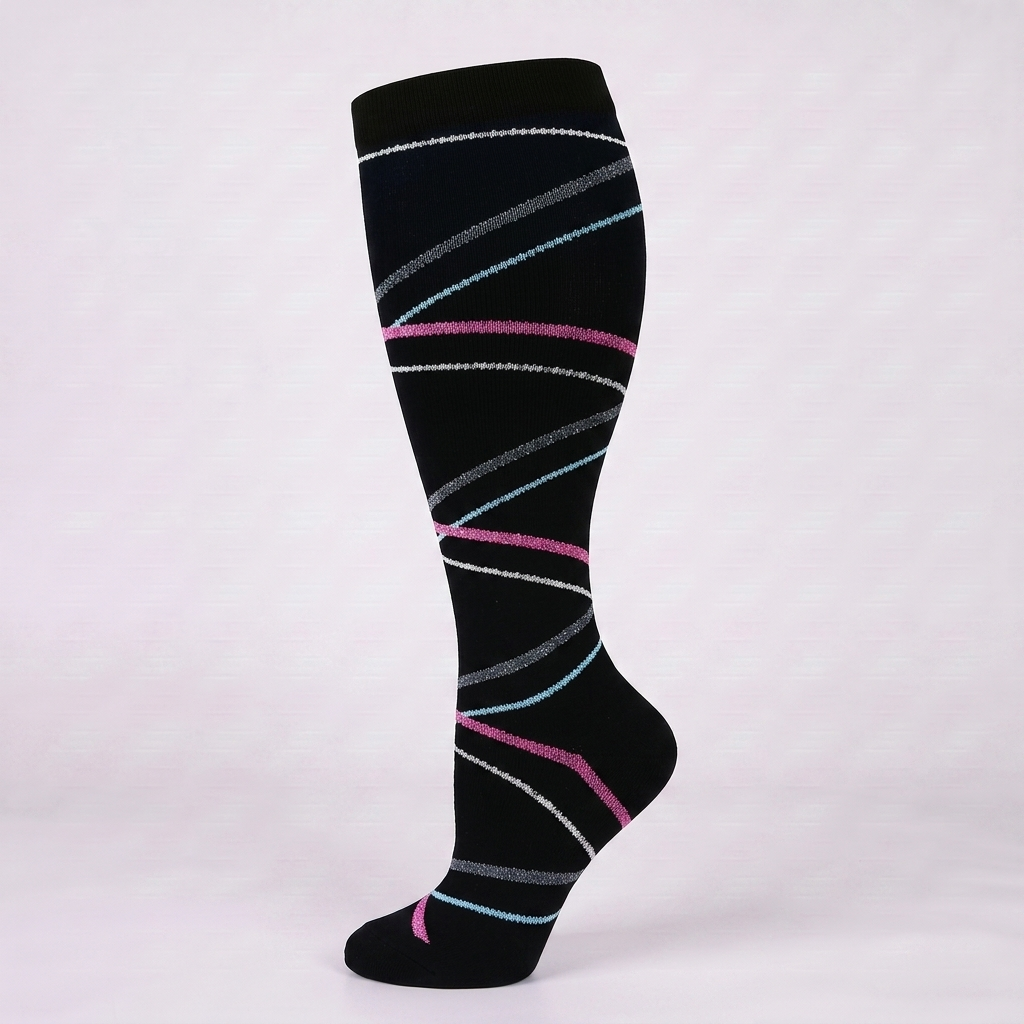 ComfortLegs™ Geo Blush – Wide Calves
