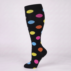 ComfortLegs™ Colour Dot Burst – Wide Calves