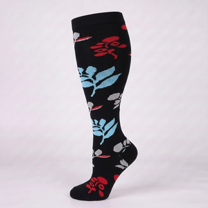 ComfortLegs™ Botanical Black – Wide Calves