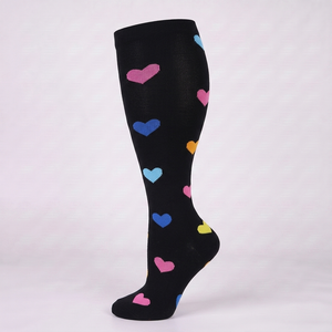 ComfortLegs™ Diagonal Glitter – Wide Calves
