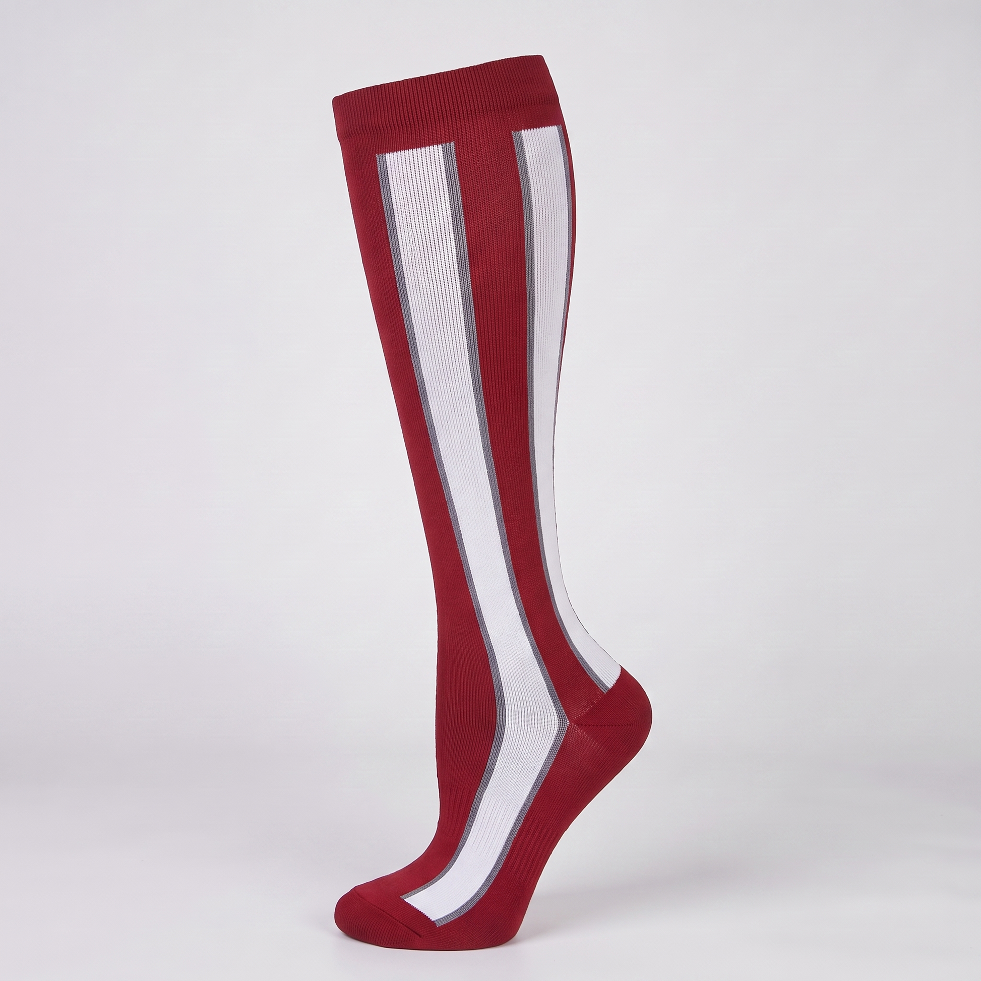 ComfortLegs™ Bordeaux Pinstripe