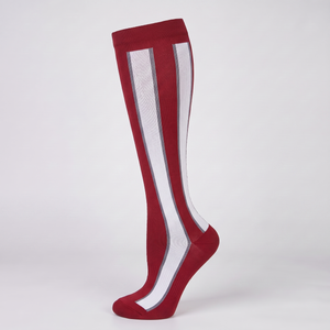 ComfortLegs™ Bordeaux Pinstripe