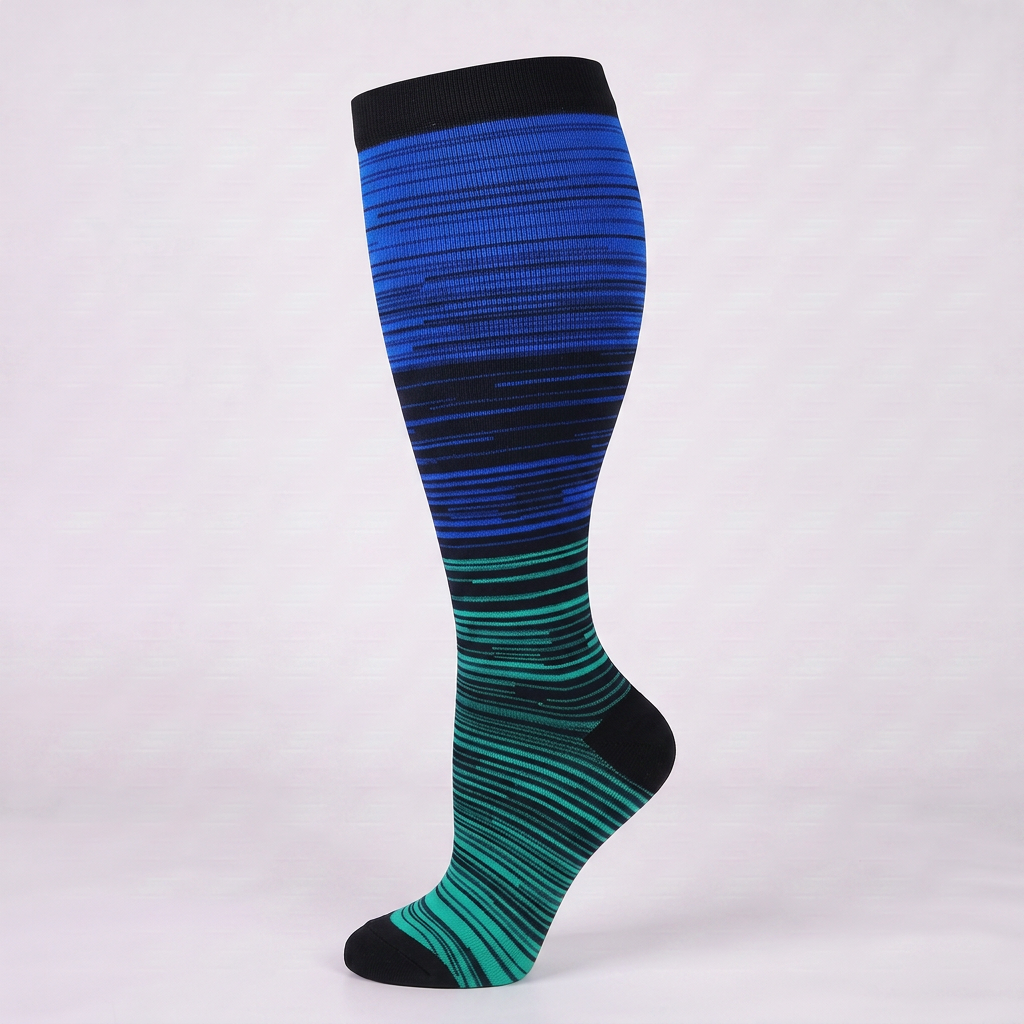 ComfortLegs™ Ocean Streak – Wide Calves