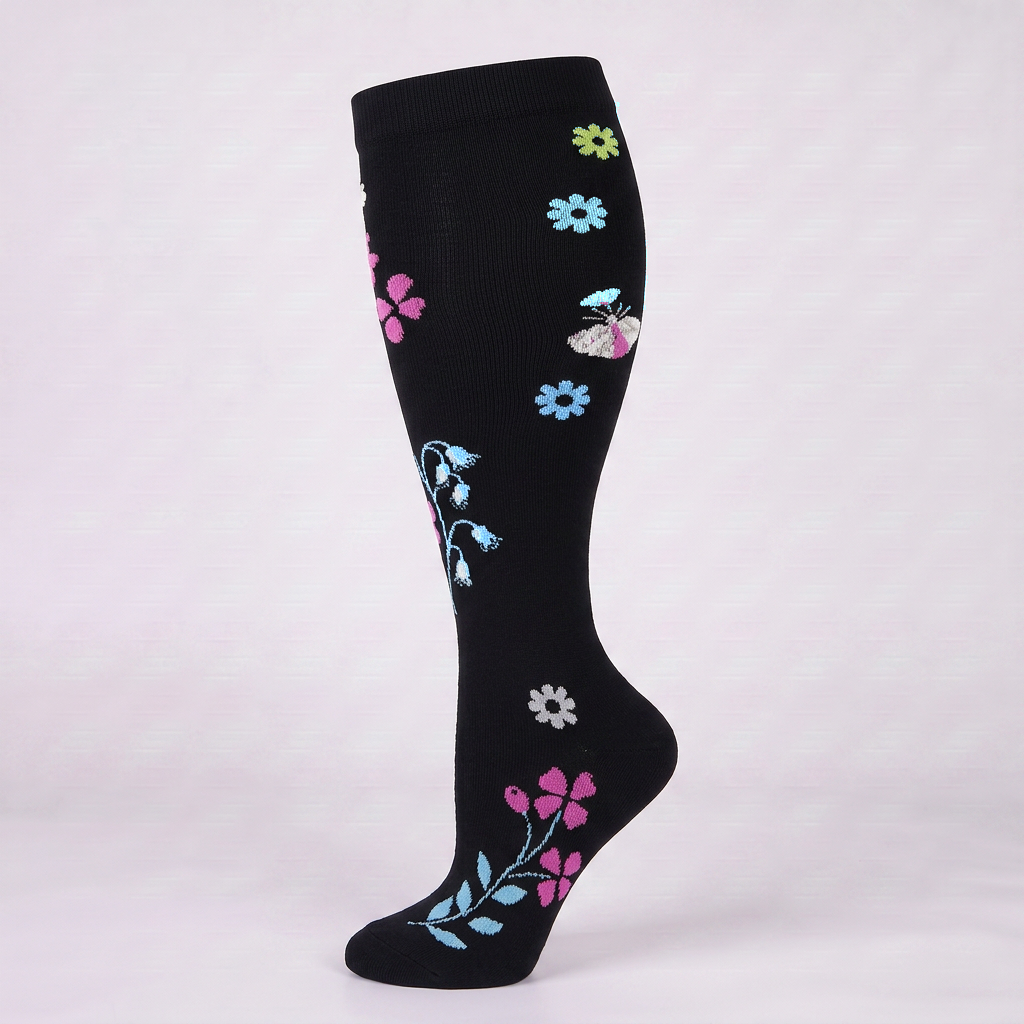 ComfortLegs™ Garden Flutter – Wide Calves